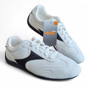 Avia Women's Faux Suede Athletic Lifestyle Sneakers Size 10 & 11 Lace-Up White